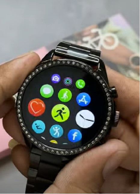 Gen 8 Diamond Edition (Black) Bluetooth Calling Smart Watch