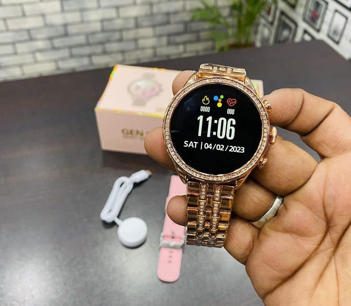 Fossil Smartwatch (Rose Gold) with Calling Feature – & Gadgets