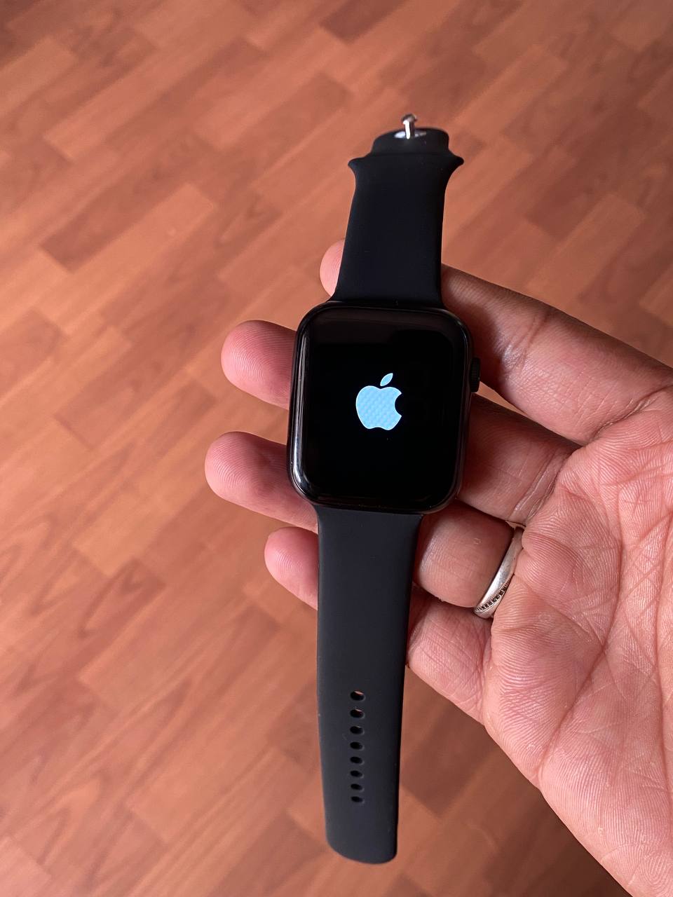 Series 8 Apple Watch front image with logo