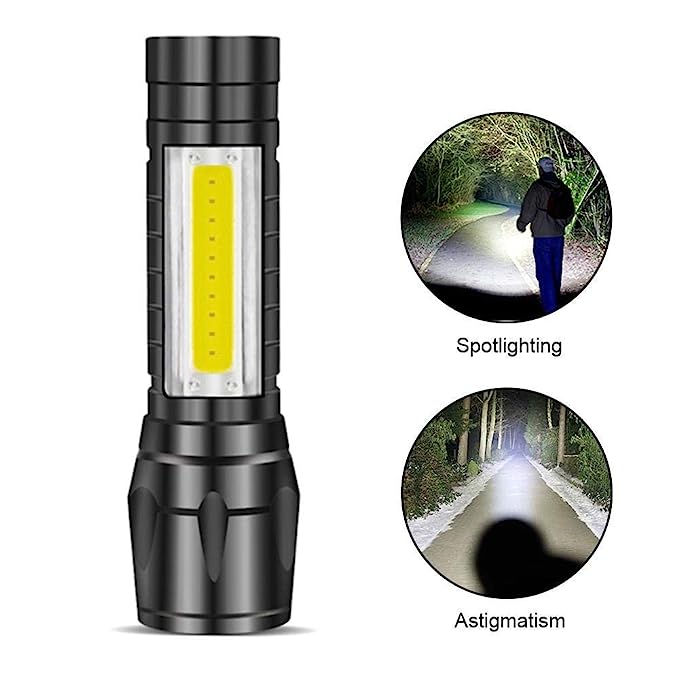 Rechargeable LED Torch Flashlight multipurpose 1