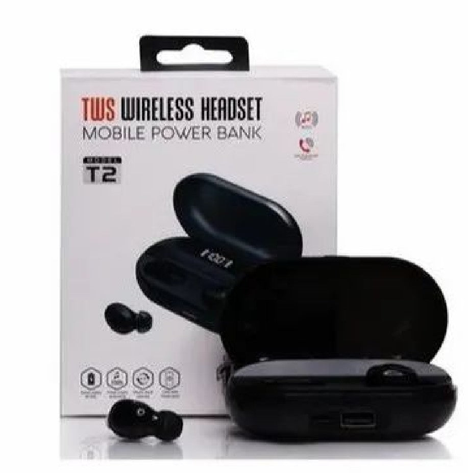 T2 Earbuds TWS packaging imge